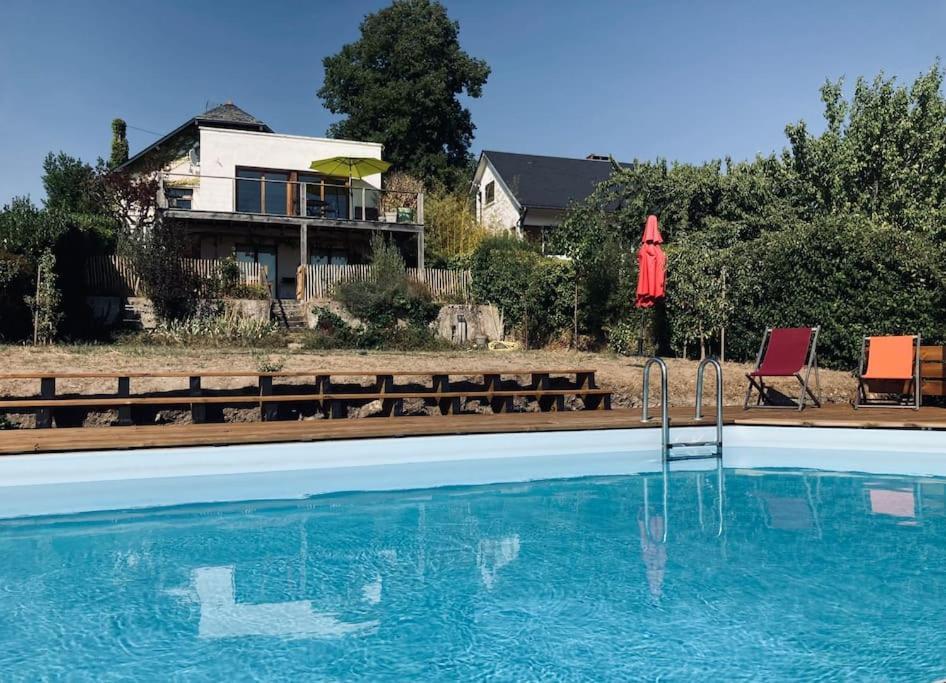 Maison Vue Panoramique Depuis Le Coteau De Chinon Exterior foto